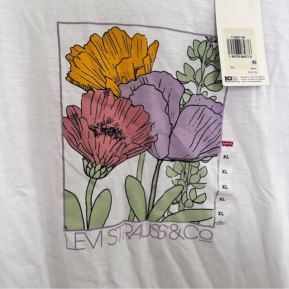 Levi's // Floral Graphic T Shirt - Picture 2 of 3